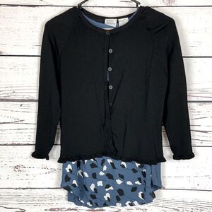 🤑5/$25🤑 GIORGIO Fiorlini Collection Black Cropped Cardigan